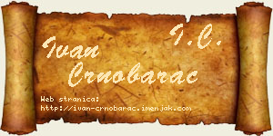 Ivan Crnobarac vizit kartica